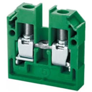 CMB4GN - 4 SQ.MM PANEL MOUNT SCREW CLAMP TB GREEN