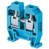 CMT4BU - 4 SQ.MM SCREW CLAMP TB FOR DIN15 RAIL BLU