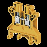CTS4UNY - 4 SQ.MM FEED THRU SCREW CLAMP TB YELLOW
