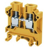 CTS6UY - 6 SQ.MM FEED THRU SCREW CLAMP TB YELLOW