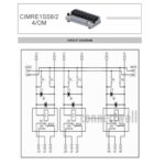 CIMRE1SS8/24/OM Relay Module 1CO 8CH 24VDC circuit diagram