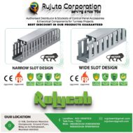 uPVC Panel Trunking 25 x 25 Wiring Duct slot or thin slot Rolycab make at Rock bottom prices in India. Shop from wide range of panel Trunking