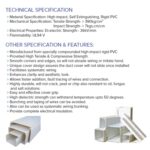 PVC Trunking Wiring Duct Rolycab White Colour Datasheet Catalog Techincal Specifications and features