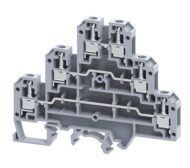 CTL2.5U Connectwell Triple Level Terminal Block Polyamide Grey 2.5 sq.mm