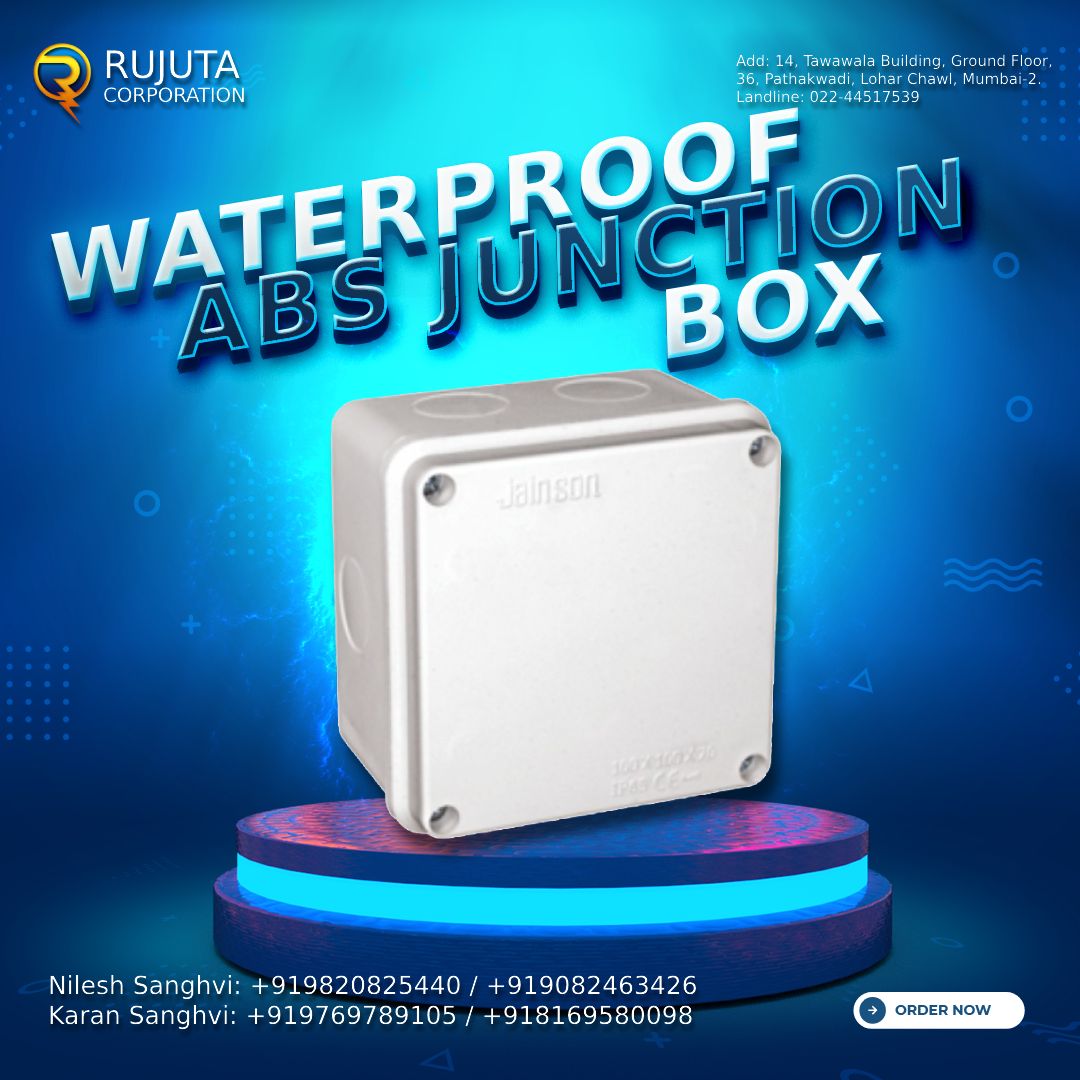 100x100x70 ABS Junction Box Waterproof JJB100 Best No#1 in India