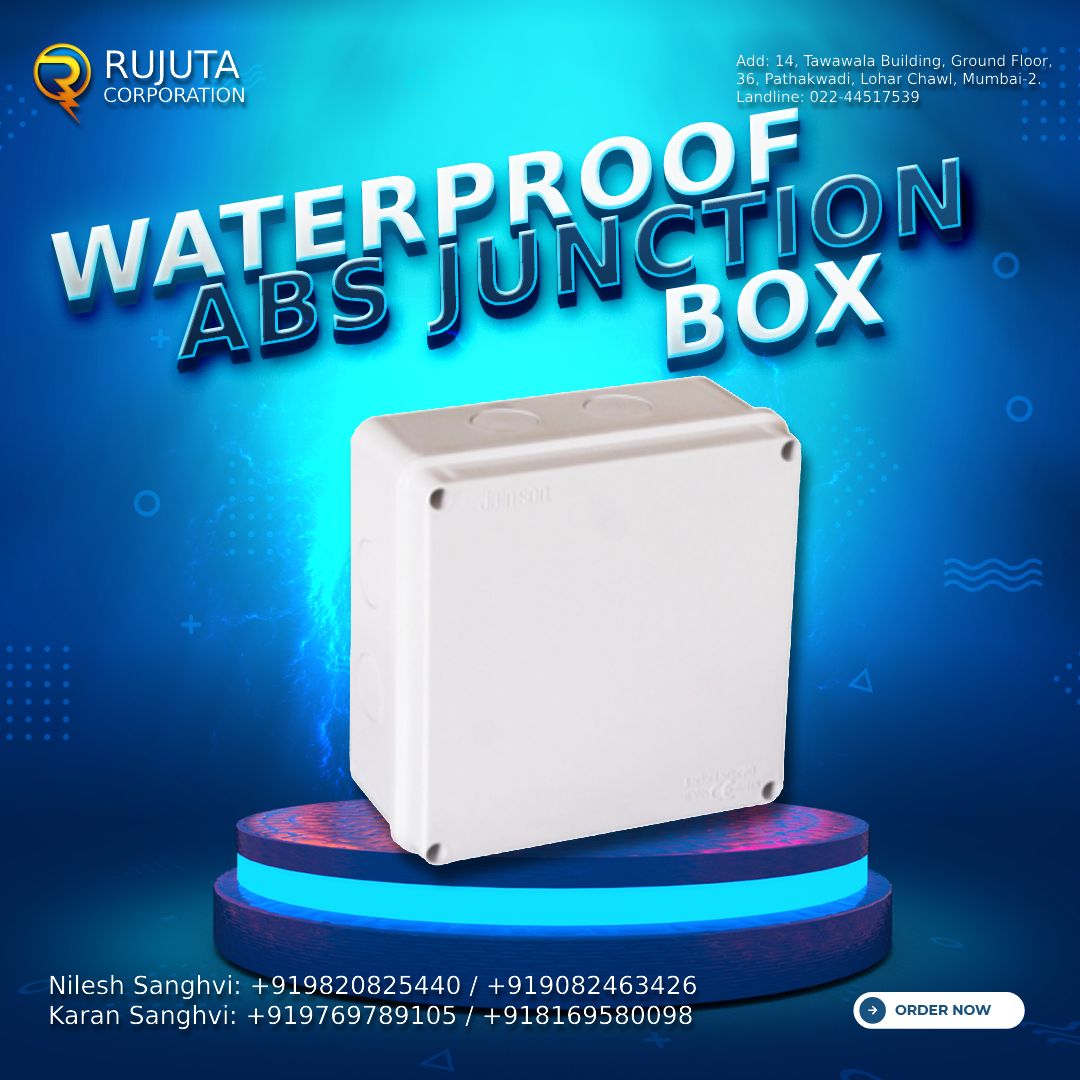 150x150x70 ABS Junction Box Waterproof JJB150 Best No#1 in India