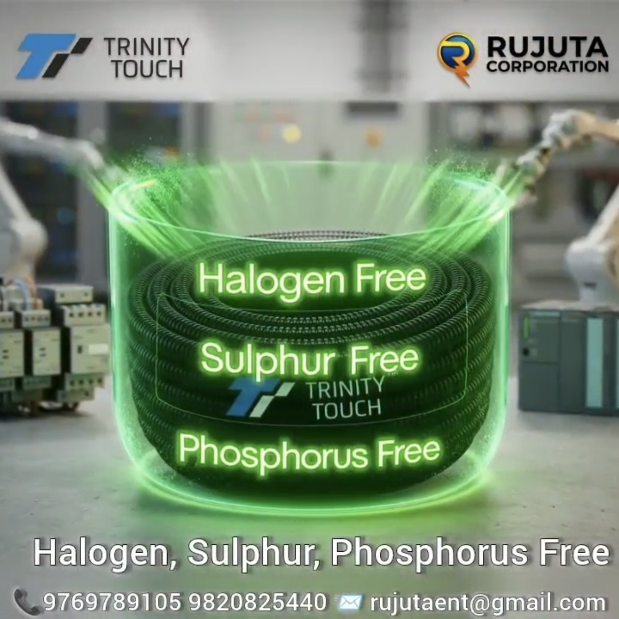 Triflex Trinity Touch Conduit Halogen Suphur Phosphorus Free