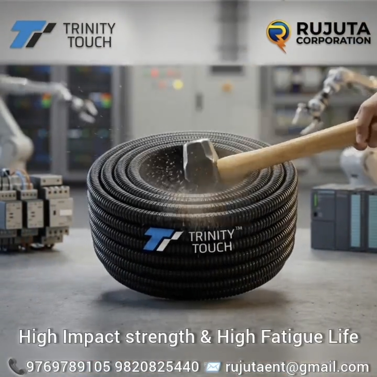 Triflex Trinity Touch Conduit High Impact Strength